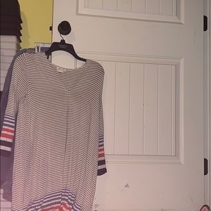 Quarter sleeve dress